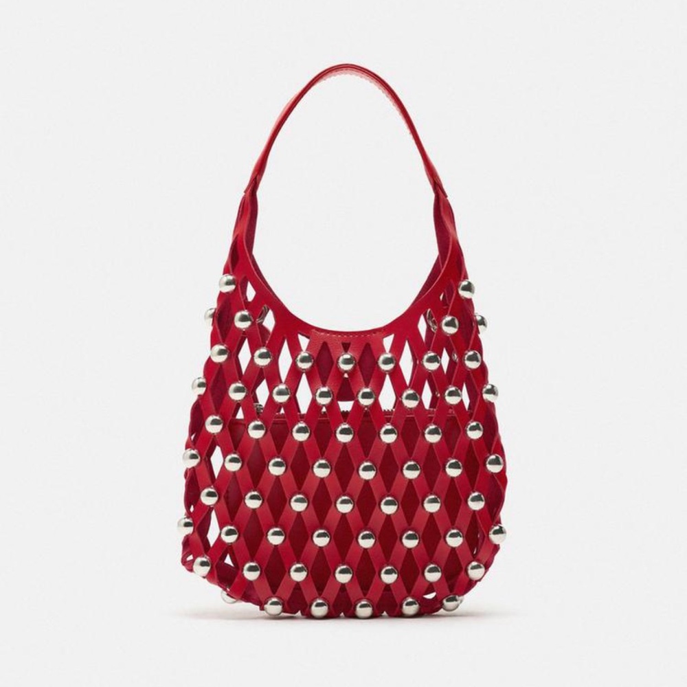 Studded Mini Bucket Bag